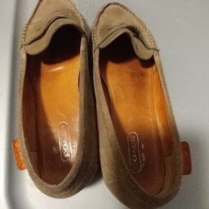 Coach suede  loafers